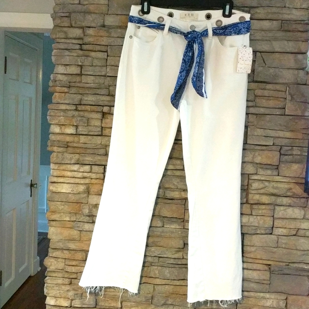 FREE PEOPLE White Jeans